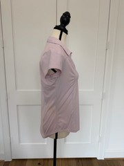 💜 Athletic Short Sleeved Polo Top in Lavender – XS 💜