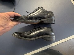 Men’s Dress Shoes Stacy Adams Black Leather Lace Up Oxfords 9.5 M