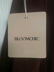 BloomChic Corduroy Stretchy Waist V-Neck Mini Dress Pockets 14-16/1X 18-20/2X