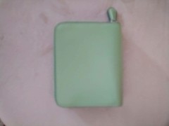Mint Green Folded Wallet Price Reduced to 11 000 Yen