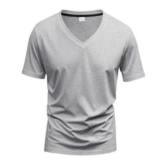 Summer American Style Quick Dry Men V Neck T-Shirt