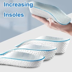 2× Comfort Boost Height Increase Insoles Arch Support Invisible Heel Lift Pads