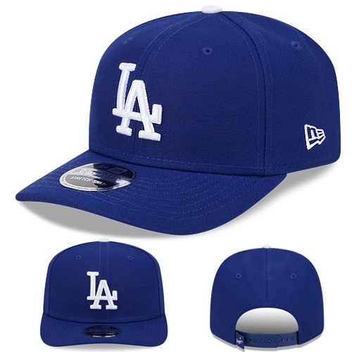New Era L.A. Dodgers 970 Blue Snapback Hat MLB Stretch Snap Adjustable Cap