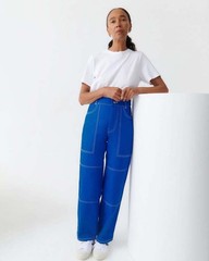 KOWTOW Cobalt Blue Utility Pants Jeans Carpenter Rudy Jude Jesse Kamm Dion Lee