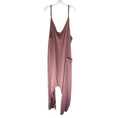 Universal Standard UltimateS Jackson Sleeveless Jumpsuit Pink Plus Size 4XL