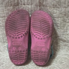 Lisa Frank Rainbow Unicorn Classic Crocs with a vibrant pink and blue scheme