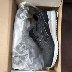 ASICS GEL-LYTE III H7ZNQ-9590 Black/Gray/White Leather Low Top Sneakers