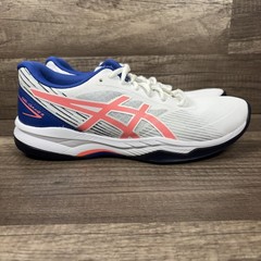 Asics Gel-Game 8 White Blue Womens US Size 8.5 EUR 40 1042A152 Sneakers