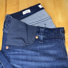 Madewell Maternity Skinny Jeans Size 29 Side Panels Adjustable Stretch Stovepipe
