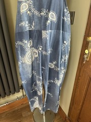 Ladies Dungerees Size 10-16 Cotton Made in Italy