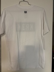 KR3W White T-Shirt Medium Floral Box Logo Graphic Tee New Without Tags