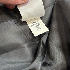 Banana Republic 2 Piece Suit Mens 42R 32×32 Charcoal Nailhead Standard Fit