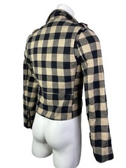 TRIPP FLANNEL GRUNGE ROCKABILLY MOTORCYCLE EMO ROCK MOTO BIKER PUNK COAT JACKET