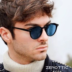 ZENOTTIC (S Size) Retro Circular Polarized Sunglasses 2026 2025 Men Women Vintag