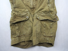 Vtg Y2K American Eagle Military Parachute Cargo Shorts Mens 34 x 10.5 Rugged