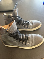 John Varvatos Reed 315 High Top Leather Sneakers 9.5. Mint. Rare