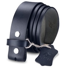 HJONES 38mm Men’s Replacement Belt Leather Belt Strap Without Buckle 1 1/2” Wide