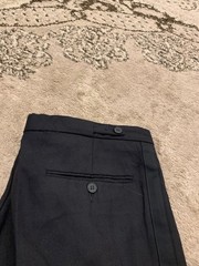 Vintage pure wool classic Tuxedo night black shawl lapel 3 piece suit 42R