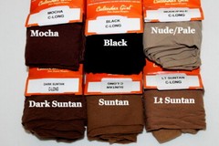 TAMARA PANTYHOSE B C Long =D Tall 2XL Hooters Uniform work play Costume Hosiery
