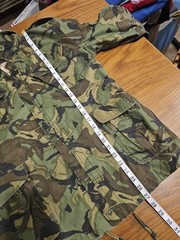 Howe & Dumar Jacket Mens Medium Green Camo Military Canvas Field Coat Lined