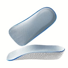 2× Comfort Boost Height Increase Insoles Arch Support Invisible Heel Lift Pads