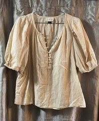 Universal Thread Goods Co. Light Peach Peasant Top