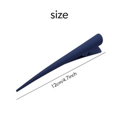 10 Pcs 4.7 Inch Long Plastic Alligator Hair Clips for Styling Colorful Non Slip