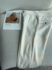 Brunello Cucinelli Classic Men’s Tencel Linen Breathable Casual Trousers/Pants