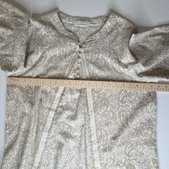 J Jill Pure Jill Organic Cotton Paisley Tunic Top Large Boho Comfy Natural Fiber