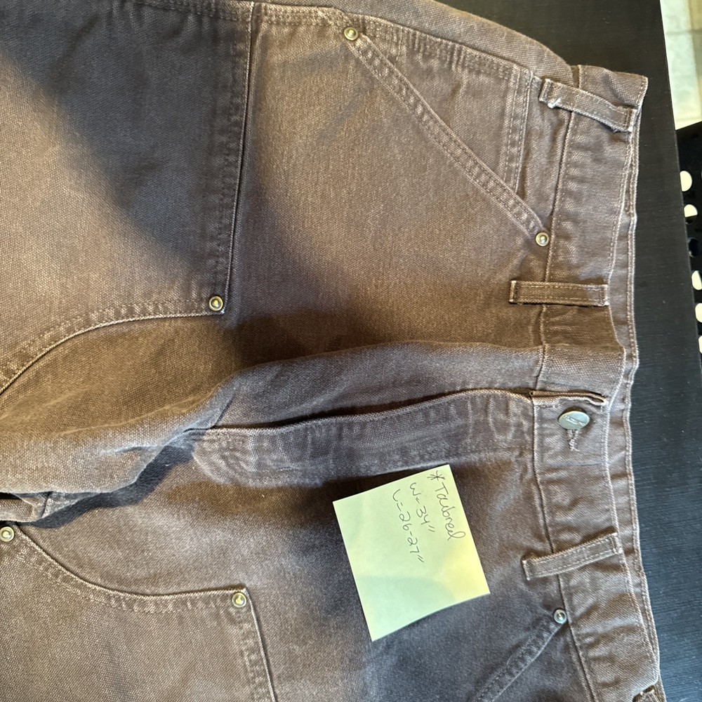 Men’s Carhartt B11 PTB Dungaree Fit Workwear Carpenter Pants 44×30 Actual 42×29
