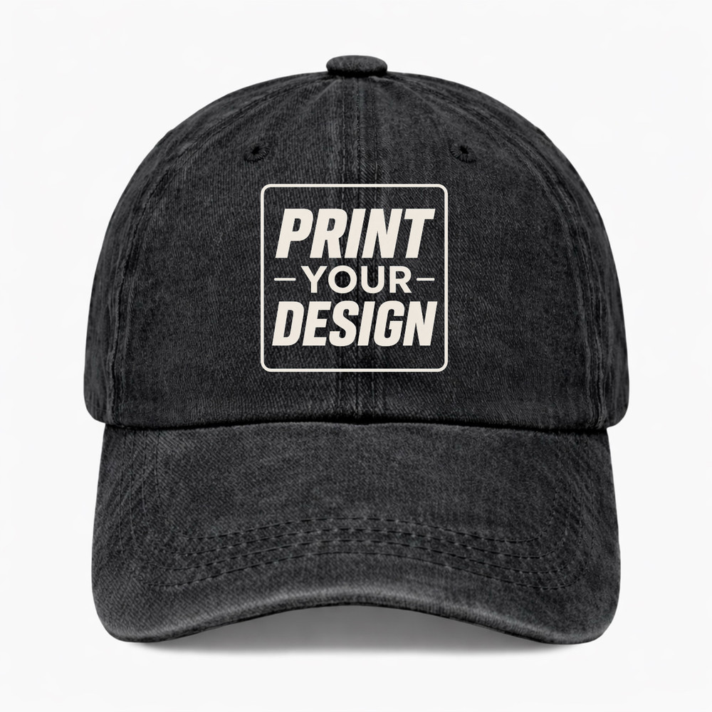 Custom Logo Hat Print Your Design Baseball Cap Personalized Name Text Adjustable