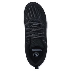 Athletic Works Women’s WIDE WIDTH Black Lace-Up Jogger Sneakers Shoes: 7-12