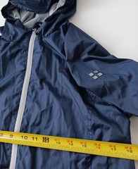 Swiss Alps Youth’s XL 18/20 Lightweight Windbreaker Full Zip Blue Hoodie
