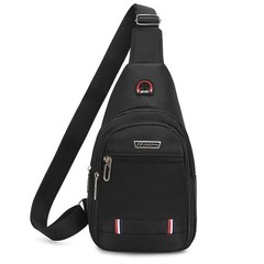 Men’s Canvas Sling Backpack Shoulder Bag Travel Casual Crossbody Chest Pack US