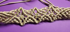 Handmade Boho Macramé Belt with Fringe – Adjustable, Unique Design