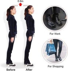Anti-Slip Height Increase Insoles – Shock Absorbing Heel Lift for All Shoes