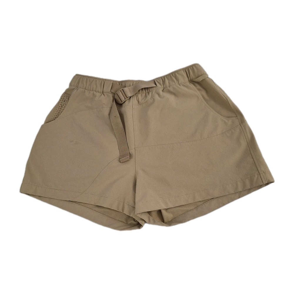 Outdoor Voices Rectrek Hiking Shorts Womens Large x 2.75″ Beige Belted Pull On