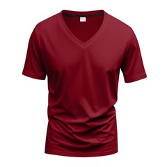 Summer American Style Quick Dry Men V Neck T-Shirt