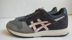 ASICS Men’s Lyte Classic Shoes Grey Cream Sneakers Suede Mesh Lace Up Size