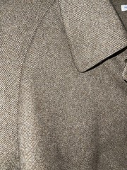 Brioni Men’s XL Gray Wool Long Overcoat Belted Button Front Lined Italy
