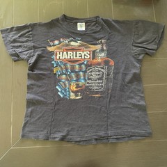 Vintage 80s Harley Davidson Milwaukee Whiskey T-Shirt SINGLE STITCH SIZE M
