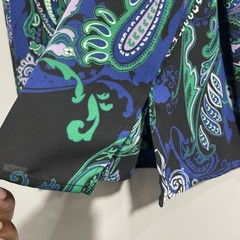Liz Claiborne Women’s XXL Paisley Print Sheer Blouse Long Sleeve Lightweight