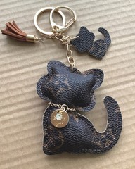 Cute Cat Car KeyChain Pendant Charm for Handbag backpack
