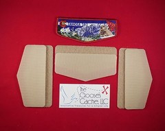 Tan Sew-on Hook and Loop for Attaching Patches to Scout BSA Shirts