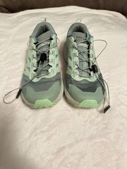 Salomon Mint Green Sense Ride 5 Ortholite Impressions Size 8.5