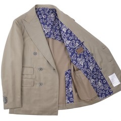 Stile Latino Napoli Slim-Fit Olive Heavier Twill Wool Suit 40R (Eu 50) NWT