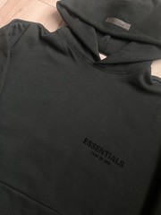 Fear of God Essentials S22 Stretch Limo Black Hoodie New Sale XS-XL Size