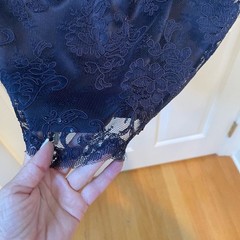 Teri Jon by Rickie Freeman Navy Cocktail Wedding Dress Size 6