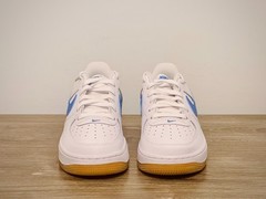 Nike Air Force 1 White/Blue Beyond/Gum – Size 5.5 Youth / 7 Women