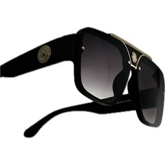 Men Sunglasses Classy Square Black Lens Cholo Style Hip Hop Gangster Style Gafas